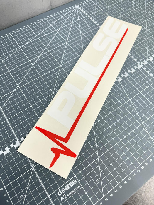 Large Pulse Window Sticker