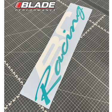 60cm BC Racing Car Window Sticker - Blade Performance UK