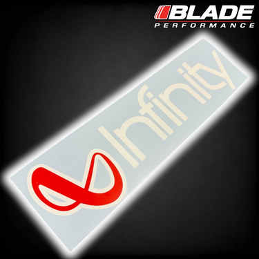 Large Infinity Car Window Sticker - Blade Performance UK