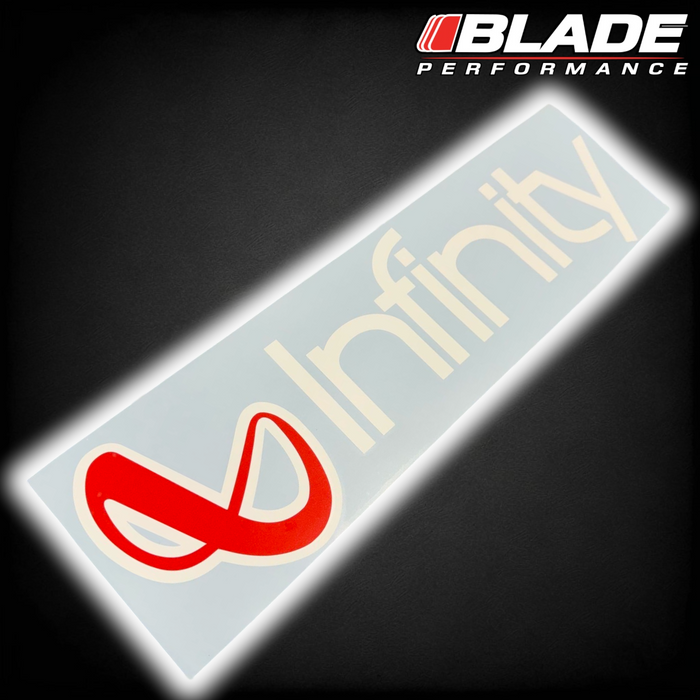 Large infinity Window Sticker