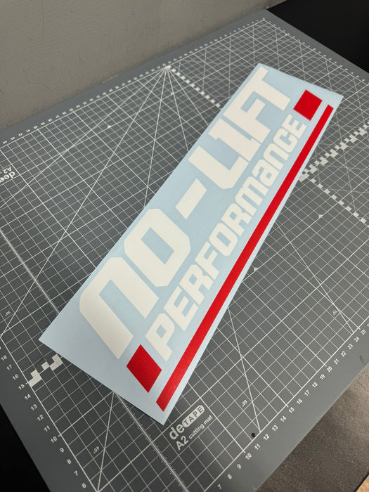 Large No-Lift Window Sticker