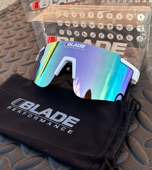 Blossom White Blade Sunglasses