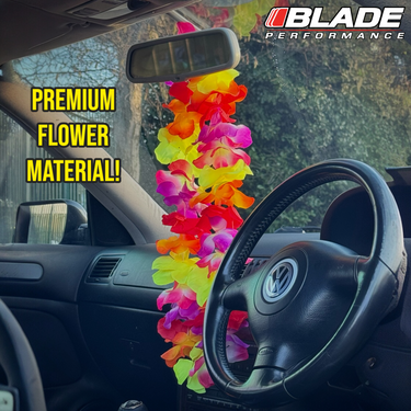 Thick Hawaiian Garland Car Mirror Decoration - Blade Performance UK