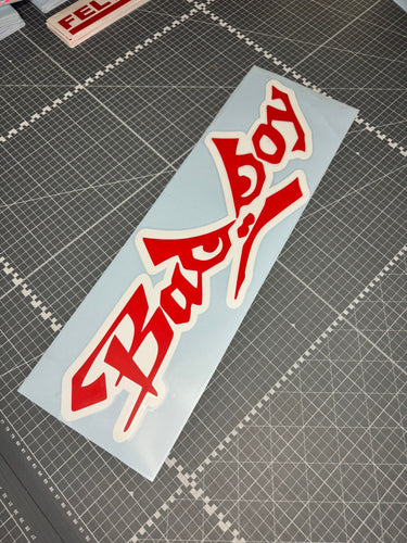 Large Bad Boy Car Window Sticker - Blade Performance UK