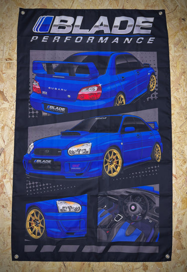 Subaru WRX XL Car Window Banner - Blade Performance UK