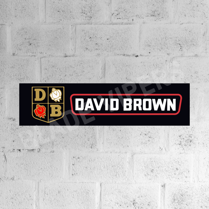 David Brown Banner
