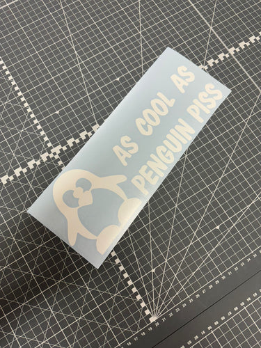 Penguin Car Window Sticker - Blade Performance UK