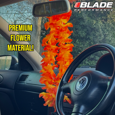 Thick Hawaiian Garland Car Mirror Decoration - Blade Performance UK