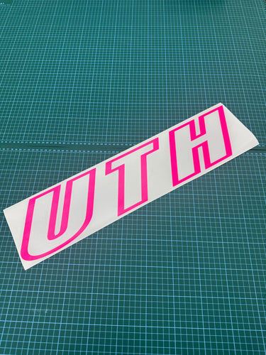 UTH 60cm Car Window Sticker - Blade Performance UK