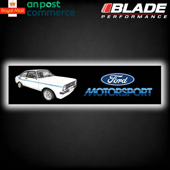 White Mk2 Escort Banner