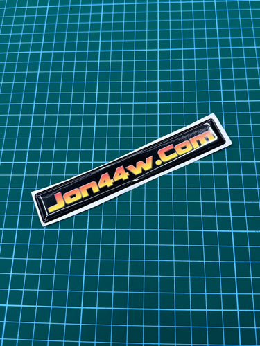 Jon44w.com 20cm Gel Sticker - Blade Performance UK