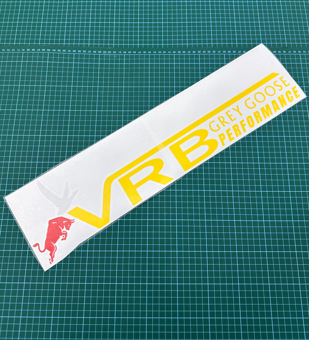 VRB Performance Window Sticker
