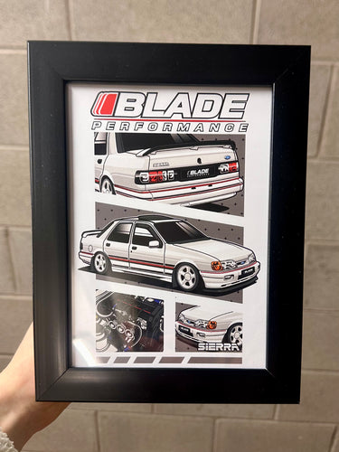 Ford Sierra Framed Print - Blade Performance UK