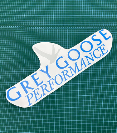 Grey Goose Performance 60cm Car Window Sticker - Blade Performance UK