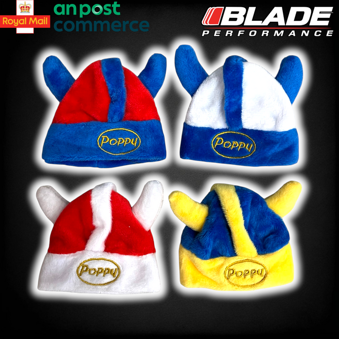 Poppy Viking Hats