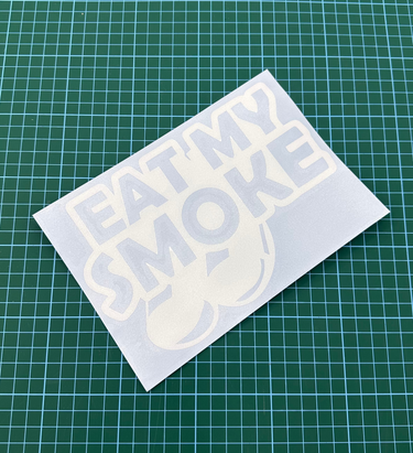 Eat My Smoke Car Window Sticker - Blade Performance UK