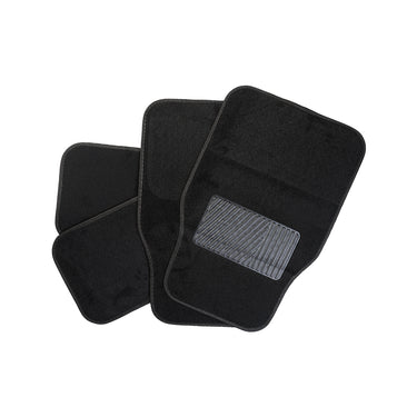Auto Choice PM23 black velour carpet car mat set, four pieces