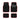 Auto Choice black carpet car mats with red trim surround and heel pad