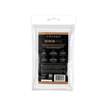 Fresso Scrub Pad — dual-sided microfibre interior cleaning pad