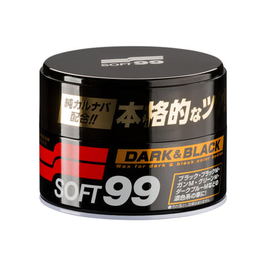 Soft99 Dark & Black Wax 300g – hard car wax tin for black and dark paint