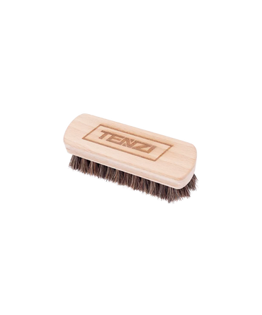 Tenzi horsehair leather and upholstery cleaning brush with wooden handle