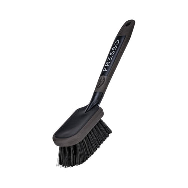 Fresso Tyre Brush — stiff synthetic bristle tyre cleaning brush with rubber grip