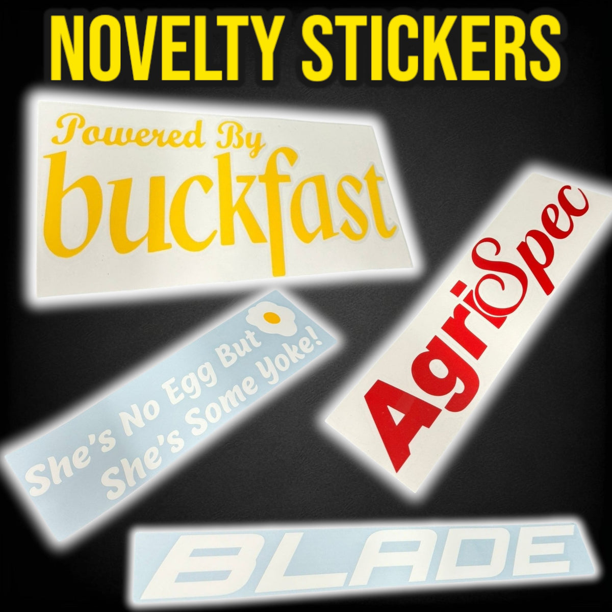 Novelty Stickers — Blade Performance
