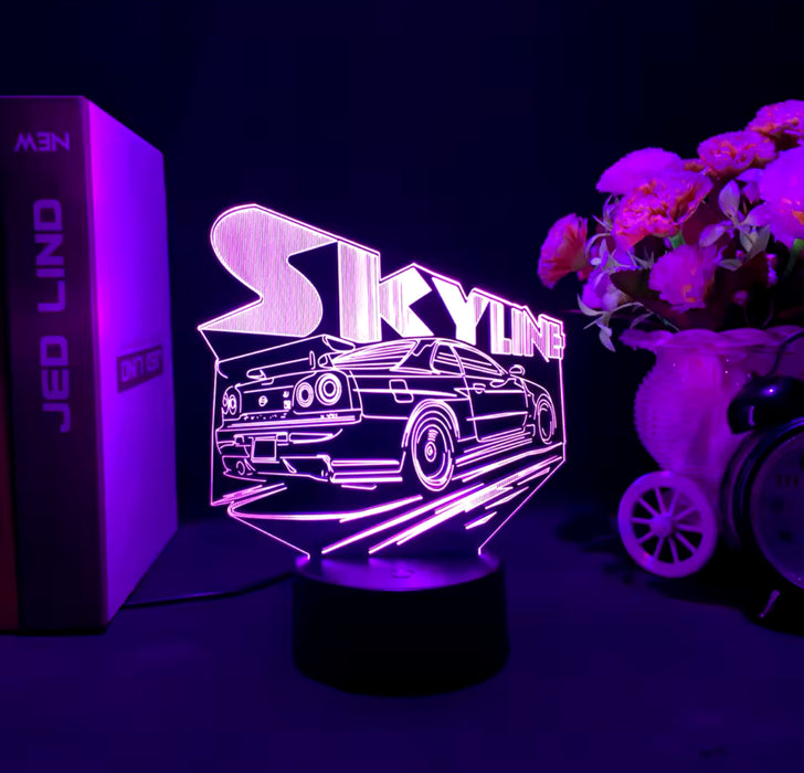 R34 GTR RGB Desk Light