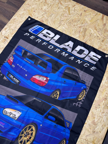 Subaru WRX XL Car Window Banner - Blade Performance UK