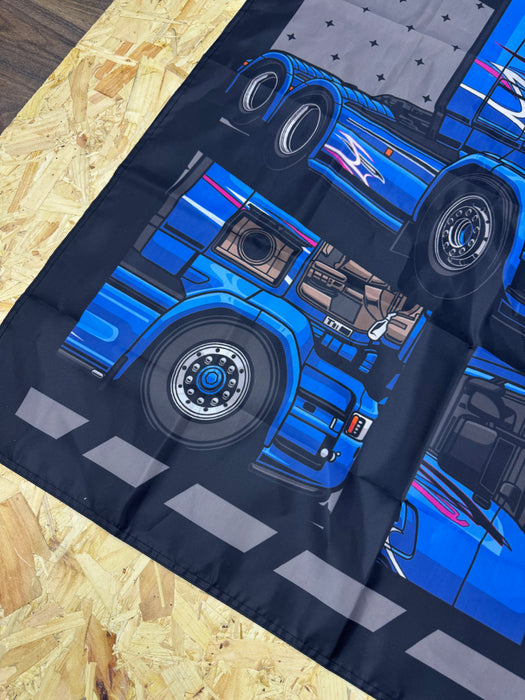 Scania R560 Blue Stream Banner