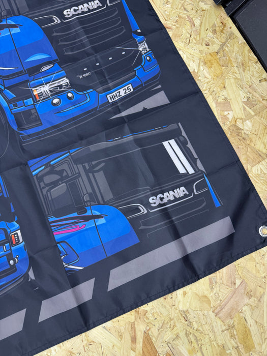 Scania R560 Blue Stream Banner