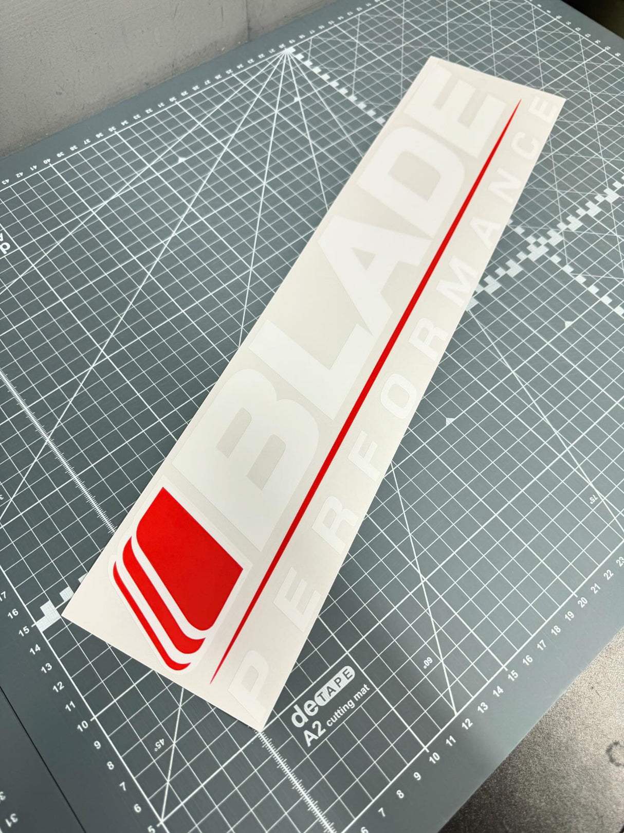 Blade Performance Window Sticker