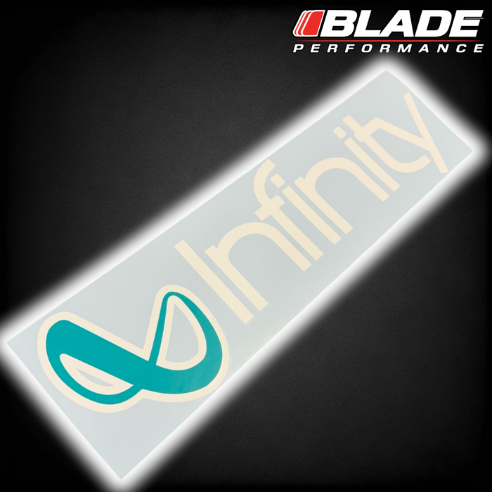 Large infinity Window Sticker