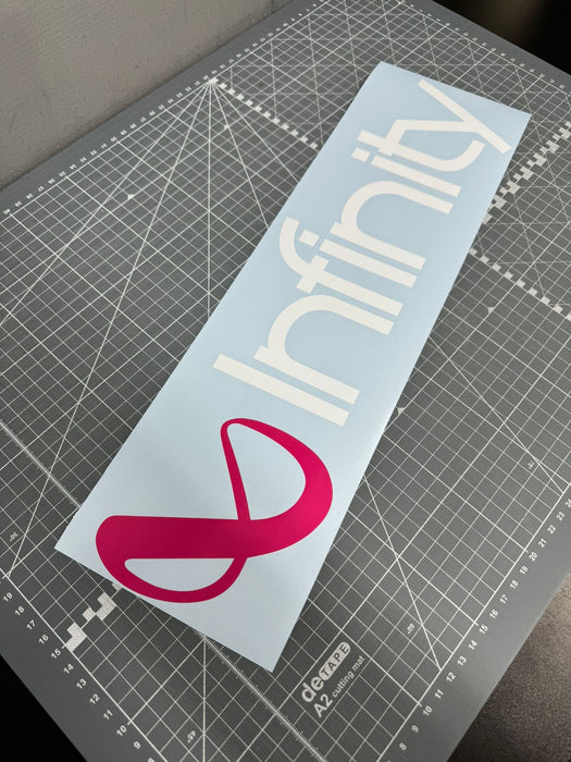 Large infinity Window Sticker