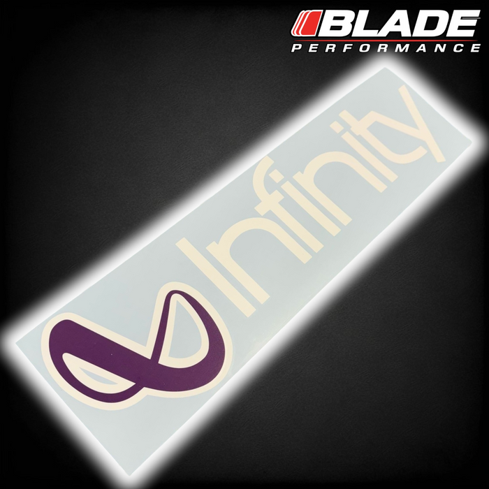 Large infinity Window Sticker