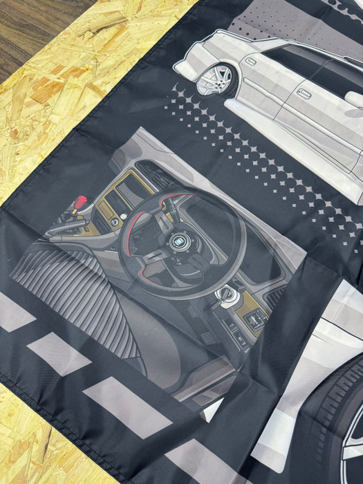 White JZX 100 XL Banner