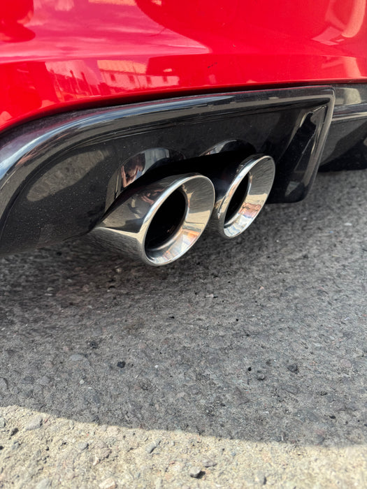 3.8" Exhaust Tips for Audi S3 8V/ MK7 Golf R - Push Fit - No Cutting