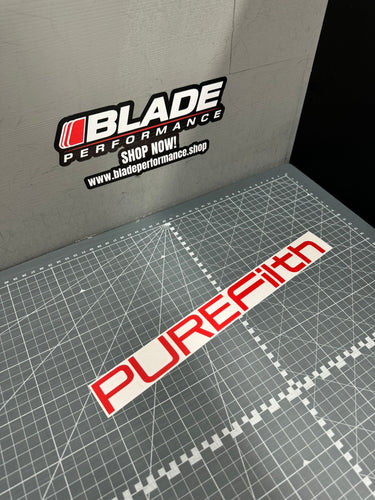 Pure Filth Car Window Sticker - Blade Performance UK