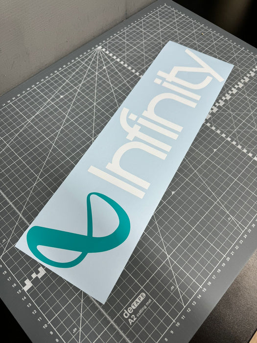 Large infinity Window Sticker