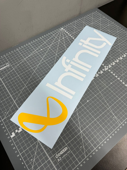 Large infinity Window Sticker
