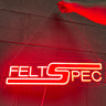 60cm Feltspec LED Neon Sign - Blade Performance UK