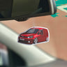 Red VW Caddy Car Air Freshener - Blade Performance UK