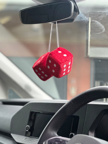 Fluffy Car Dice - Blade Performance UK