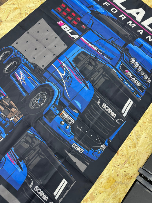 Scania R560 Blue Stream Banner