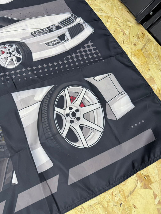 White JZX 100 XL Banner