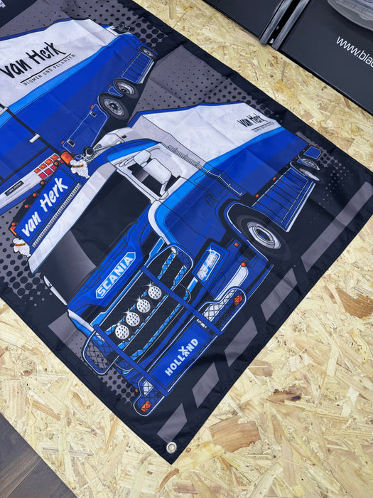 Scania R650 VAN HERK Banner
