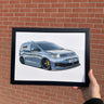 VW Caddy Framed Photo - Blade Performance UK