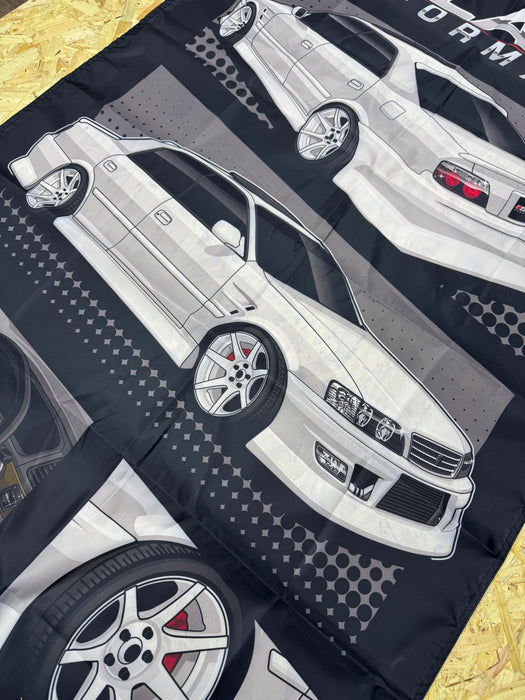 White JZX 100 XL Banner