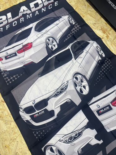 BMW F30 XL Car Window Banner - Blade Performance UK