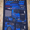 Scania R560 Blue Stream Truck Window Banner - Blade Performance UK